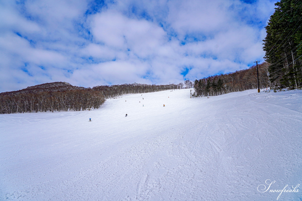 札幌藻岩山スキー場 ゲレンデの積雪は今季最深の125cm！コンディション良好で素晴らしいスキー日和に♪